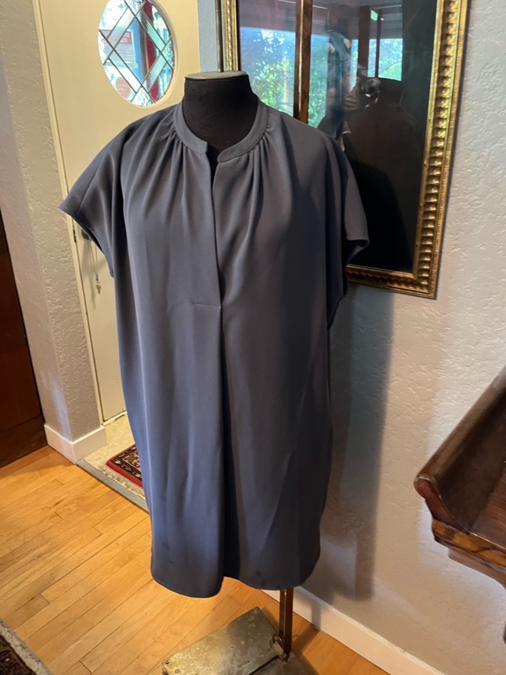 Vince Slate Blue Midi Dress
